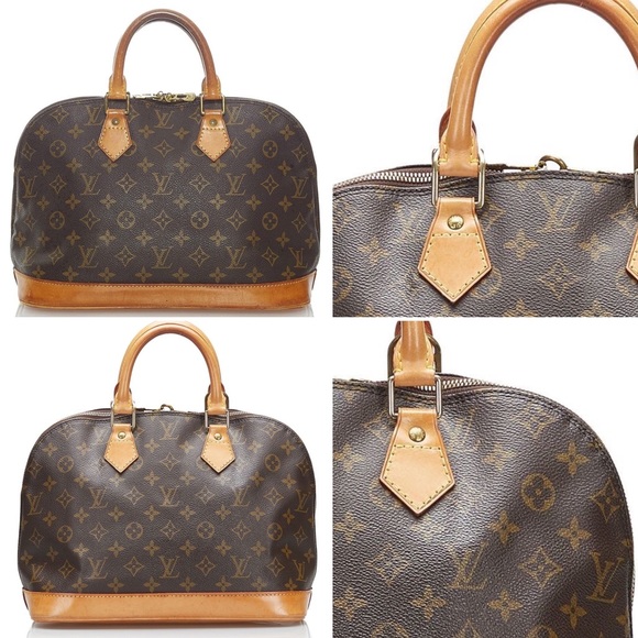 Louis Vuitton vintage Alma PM w/dust cover monogram leather MINT condition